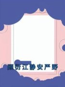 顾衍江静安严野完整全文阅读 顾衍