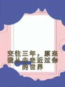 《交往三年，原来我从未走近过你
